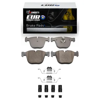 R1 Concepts 2600-0919-22 Euro Ceramic Pads & Hardware Kit